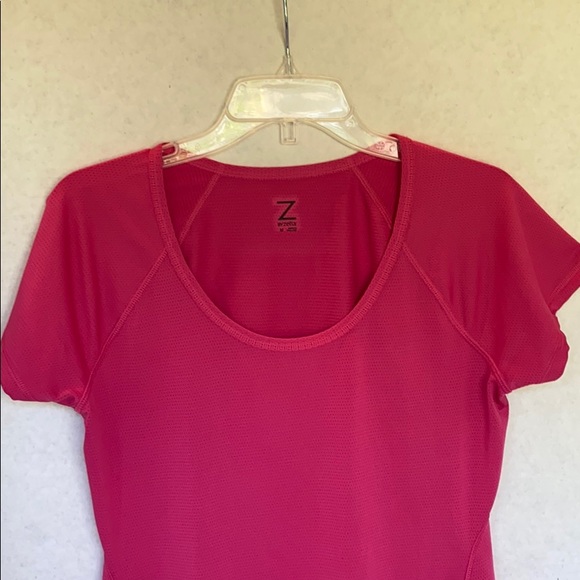❤️ZBY ZELLA PINK CREW NECK SHORT SLEEVE SHIRT SZ M - Picture 2 of 7